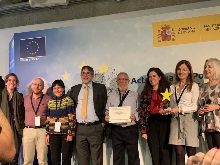 IDAE recibe el 1er Premio a la Mejor actuación cofinanciada por el Fondo Europeo de Desarrollo Regional