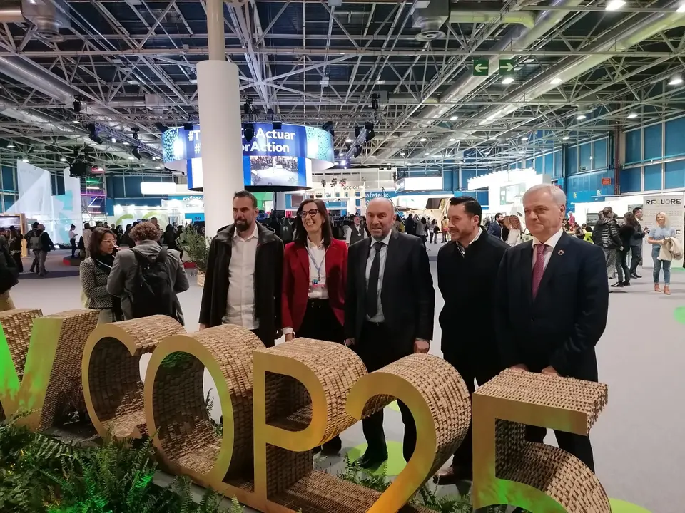 Representantes del Gobierno de Asturias en la COP25