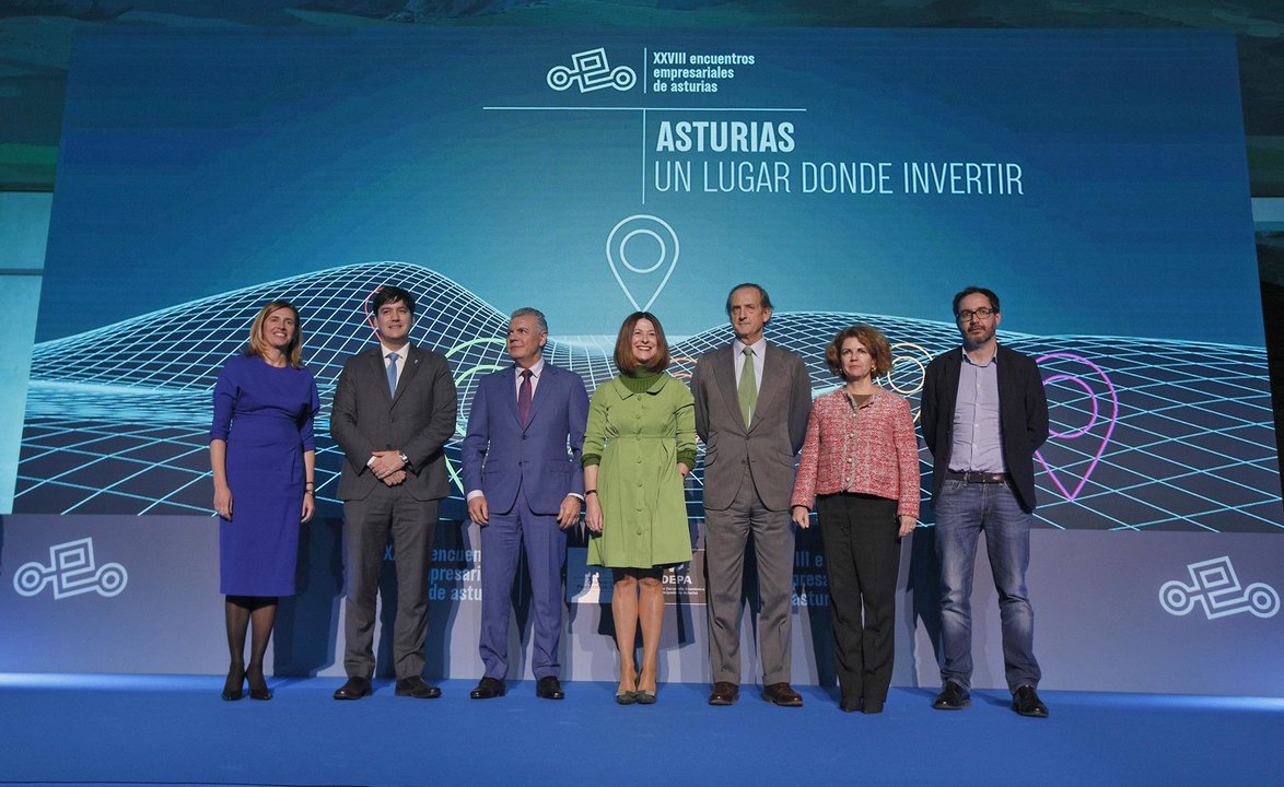 Eva Pando, Borja Sánchez, Belarmino Feito, Angela Santianes, Ignacio de Colmenares, Elisa García y Jorge Barrero