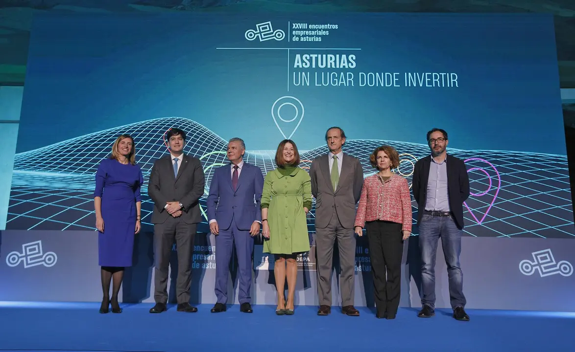 Eva Pando, Borja Sánchez, Belarmino Feito, Angela Santianes, Ignacio de Colmenares, Elisa García y Jorge Barrero