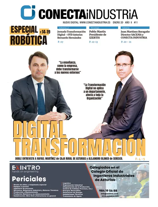 enero, periodico, papel, edición, conecta industria