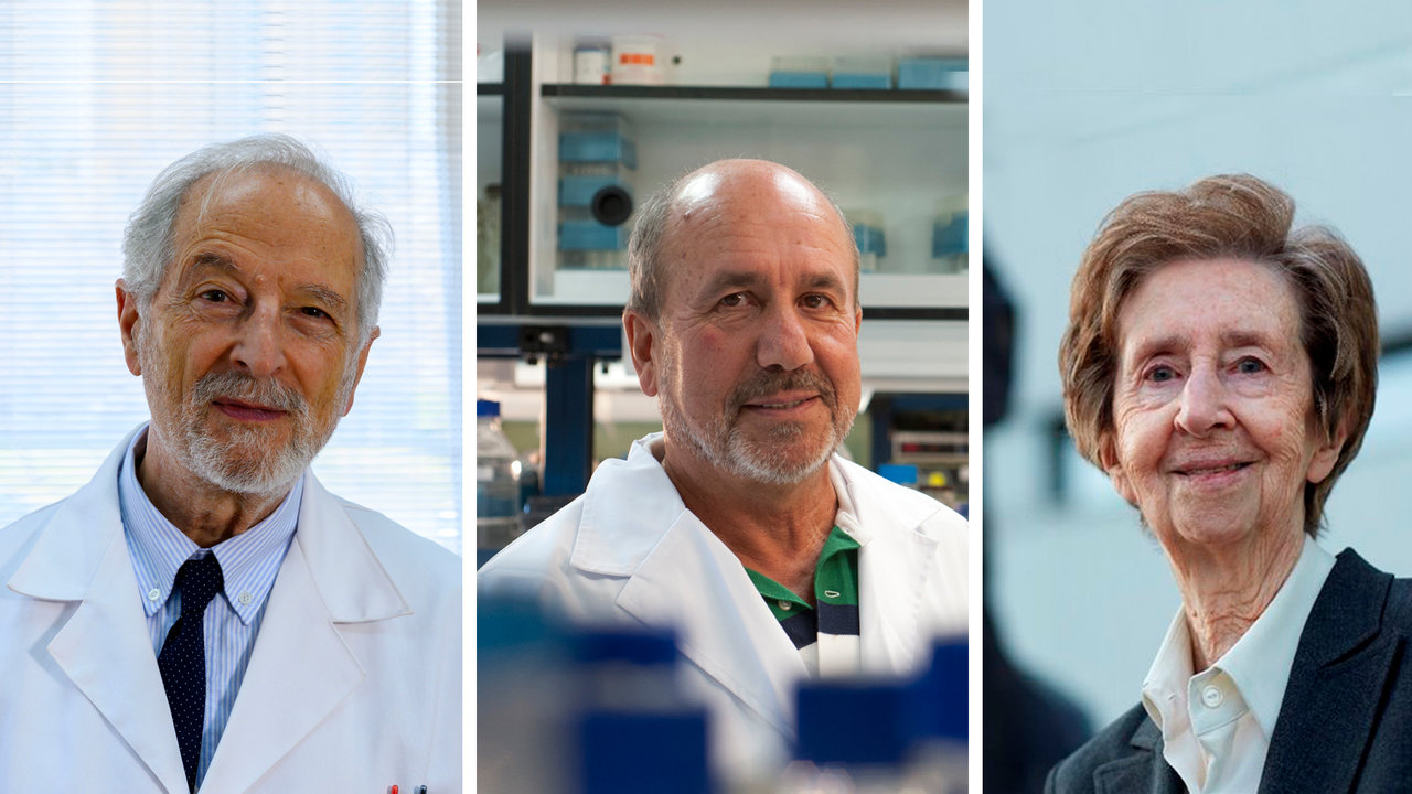 Luis Enjuanes, Mariano Esteban y Margarita Salas, Medalla al Mérito en la Investigación | CSIC Comunicación