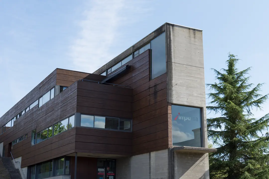 Vista exterior del edificio Gijón Impulsa en el Parque Científico Tecnológico de Gijón | Marta Martín 