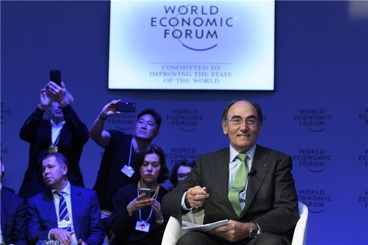 Ignacio Galán, intervención en Davos | Fuente: Iberdrola
