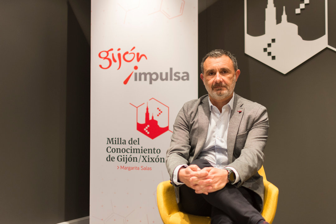 Luis Díaz, director gerente de Gijón Impulsa / Marta Martín Heres