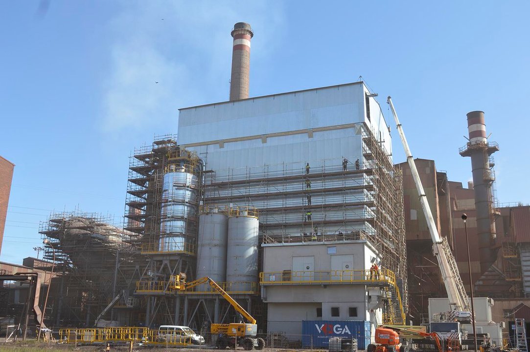 ArcelorMittal activa el Filtro de mangas del Sínter A de su factoría de Gijón / @ArcelorMittalES