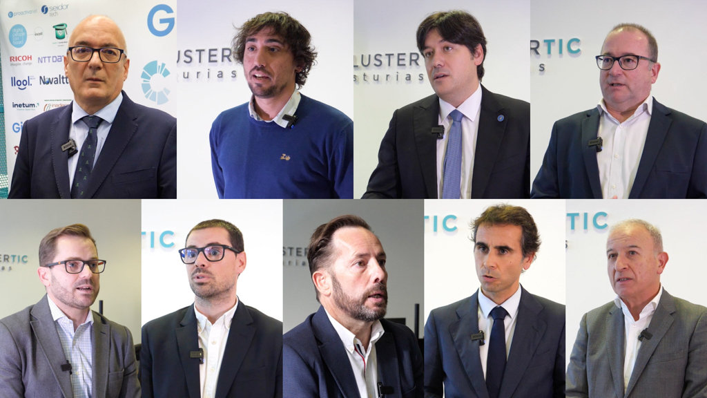 Algunos de los protagonistas de la presentación del NODO Seguridad de la Información de Asturias
