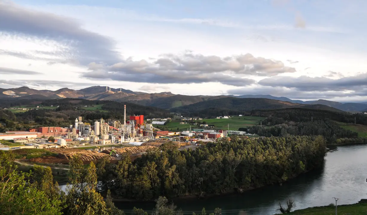 Biofábrica de Ence en Navia.