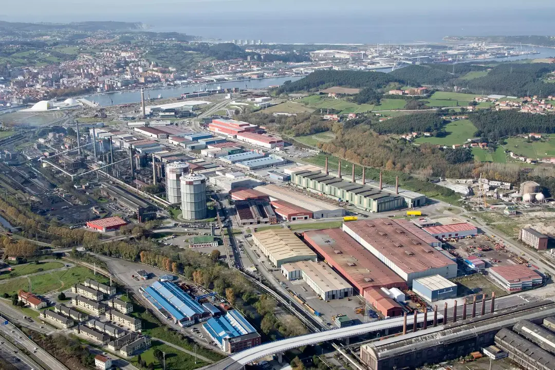 Vista aérea de Avilés