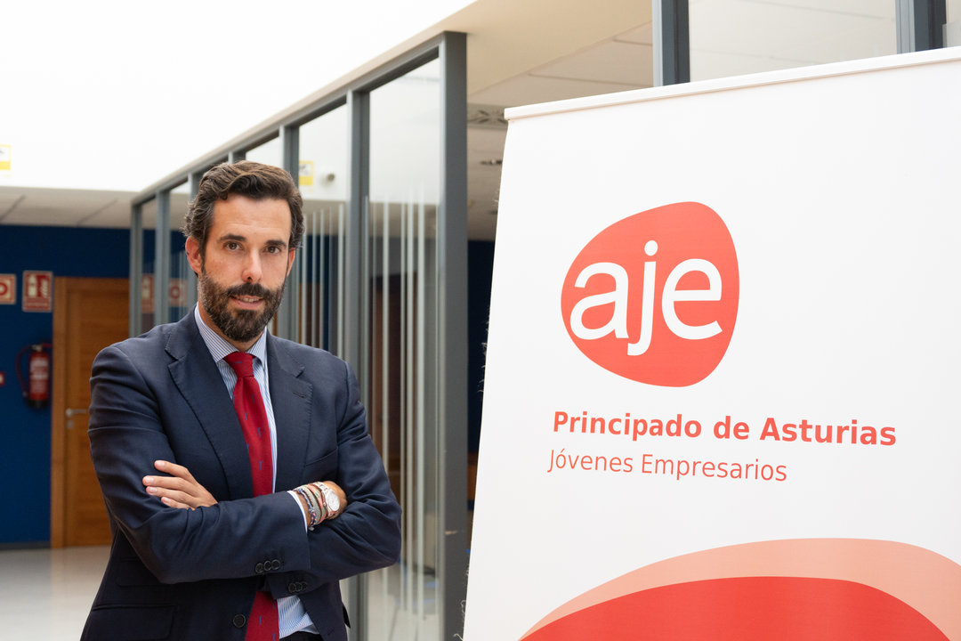 Pablo García, presidente de AJE Asturias / CI