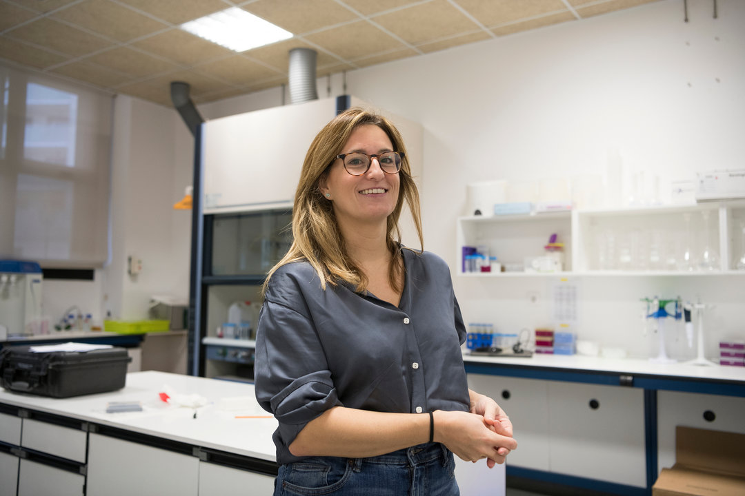 Henar Muñoz, CEO y cofundadora de la empresa biotecnológica Bioquochem, que usa una tecnología propia para la medida de antioxidantes y oxidantes en diversos sectores | Marta Martín.