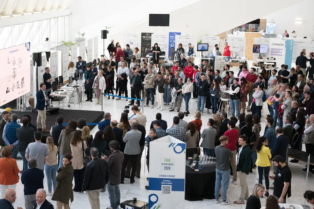 El Foro Asturias Digital 2024 reunió a más de 300 profesionales relacionados con la transformación digital / Marta Martín