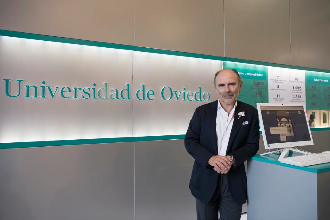 Ignacio Villaverde, rector de la Universidad de Oviedo / Fotos de Marta Martín