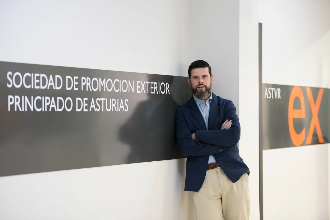 Bruno L&oacute;pez, director general de Asturex / Fotos de Marta Mart&iacute;n