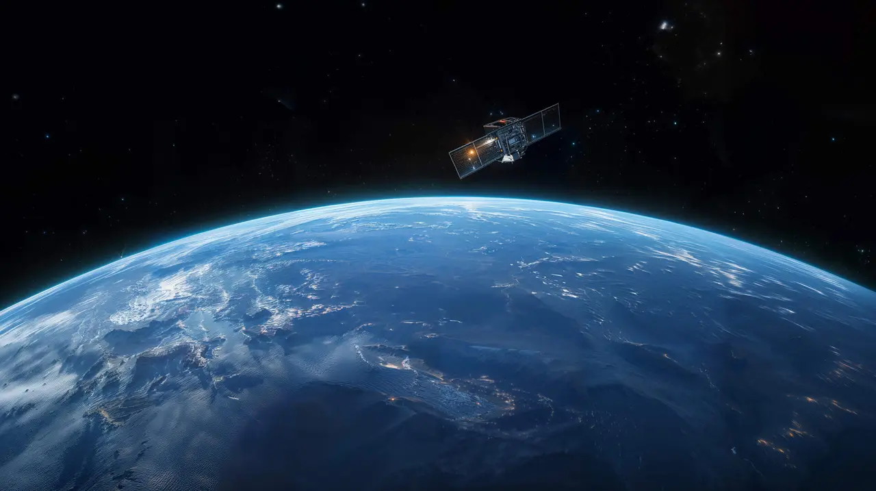 Sat&eacute;lite de observaci&oacute;n de la Tierra. Foto: Indra