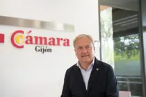 Álvaro Alonso, secretario general de la Cámara de Comercio de Gijón / Marta Martín