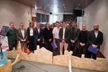 Organizadores y participantes del primer Horizonte celebrado en el edificio de Gij&oacute;n Impulsa y que puso el foco en la IA / Marta Mart&iacute;n
