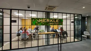 Una de las salas de las instalaciones de Merkle en Asturias / Cedida por Merkle