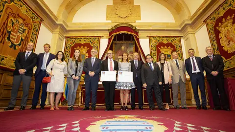 Alonso Cuervo y Lucia García-Linares reciben el Premio Ingeniero del Año en Asturias