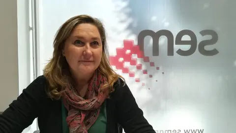 Cristina Baragaño, dirrectora de calidad de SEM, en su despacho