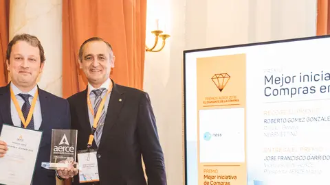 Roberto Gómez, Director General de Nessmeeting y José Francisco Garrido, Vicepresidente de Aerce