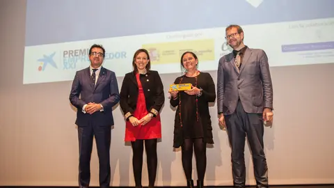 Julio González Zapico, Celia Torio, Marián Garcia y Jordi García