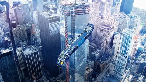 Montaje de escaleras mecánicas | © thyssenkrupp AG