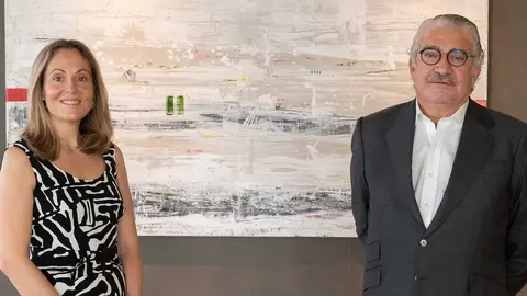 Emma Navarro, vicepresidenta del BEI, y José Bogas, CEO de Endesa | Endesa