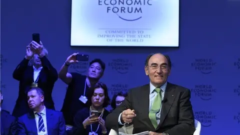 Ignacio Galán, intervención en Davos | Fuente: Iberdrola