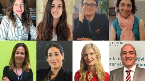 Participantes de "Mujeres liderando la era digital"