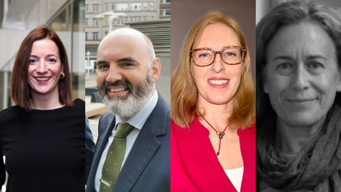  Elena Matilla, Miguel García-Menéndez, Araceli Bailón y Margarita Robles, integrantes de Arco Atlántico