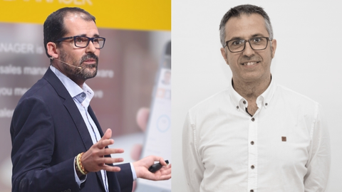 Oscar Macia, director general de ForceManager y Asier Elorriaga, fundador de ISMARK