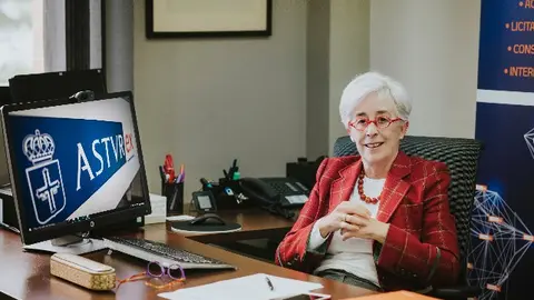 Teresa Vigón, directora de Asturex