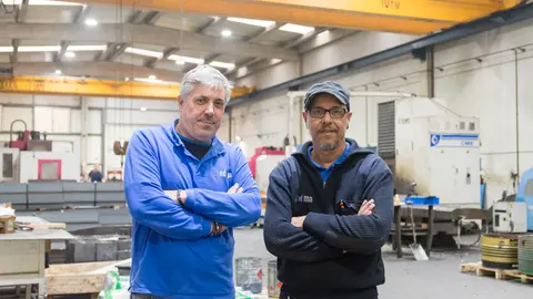 Eduardo Naves y Massimo de Grada, socios fundadores de Talleres Edima // Marta Martín
