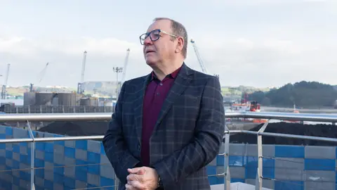 Santiago Rodríguez, presidente de la Autoridad Portuaria de Avilés / Marta Martín