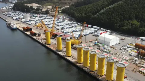 Iberdrola encarga a Windar Renovables las piezas de transición del parque eólico marino Windanker / Cedida Windar Renovables
