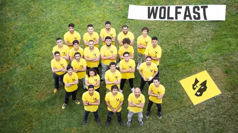Miembros del equipo Wolfast Uniovi / Cedida