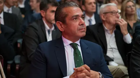 Sergio Martínez, CEO de Asturiana de Laminados (Aleastur), durante la entrega de los Premios Empresariales Principado de Asturias 2023 / Marta Martín