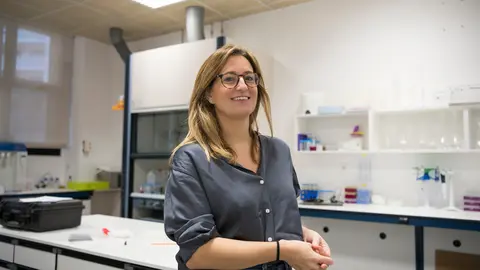 Henar Muñoz, CEO y cofundadora de la empresa biotecnológica Bioquochem, que usa una tecnología propia para la medida de antioxidantes y oxidantes en diversos sectores | Marta Martín.