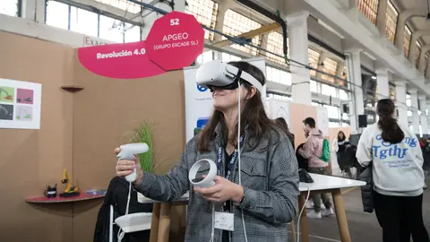 Fotografía de la pasada edición de la Feria de la Ciencia y la Innovación de Asturias / Marta Martín