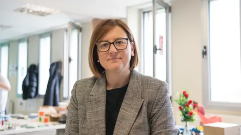 Mercedes Díaz, directora de la Fundación para el Fomento en Asturias de la Investigación Científica Aplicada y la Tecnología (FICYT) / Marta Martín