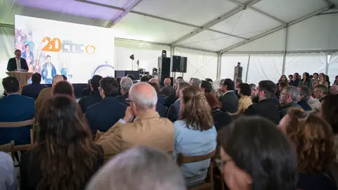 Roberto Paraja, presidente de CTIC, durante la celebración del aniversario por los 20 años del centro.