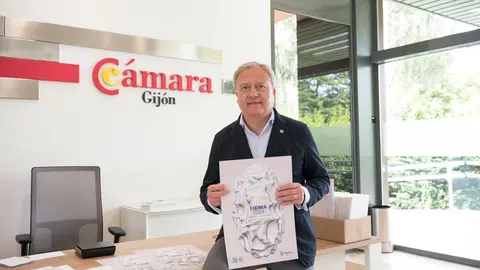Álvaro Alonso, secretario general de la Cámara de Comercio de Gijón / Marta Martín.