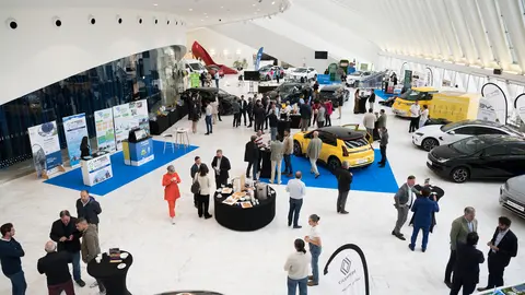 El interior del Palacio de Exposiciones y Congresos de Oviedo durante la inauguración de Moveo 2024 / Marta Martín.