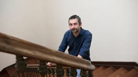 Manuel Campa, concejal delegado de Desarrollo Urbano y Económico del Ayuntamiento de Avilés en e Espacio Maqua / Marta Martín.