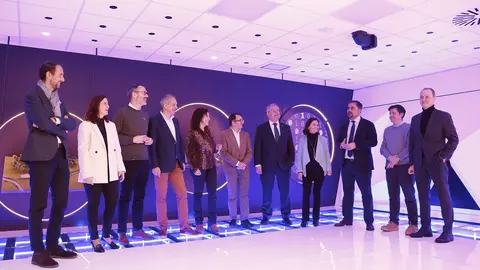 El jurado durante el fallo de la V Edición de los Premios Industria 4.0 en las instalaciones de CTIC Centro Tecnológico de Gijón.