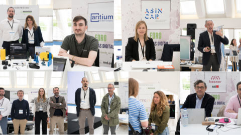 Representantes de las 7 empresas / Fotos de Marta Martín