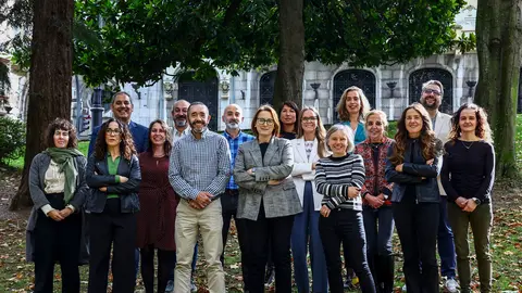 Foto del equipo de Ficyt, en Oviedo / Cedida