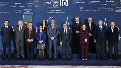 Foto de familia del foro financiero internacional 'Spain Investors Day'.