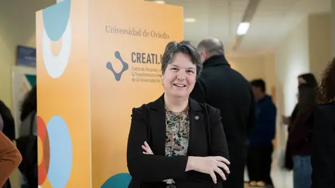 Susana Luque, vicerrectora de Transferencia y Relaciones con la Empresa de la Universidad de Oviedo.